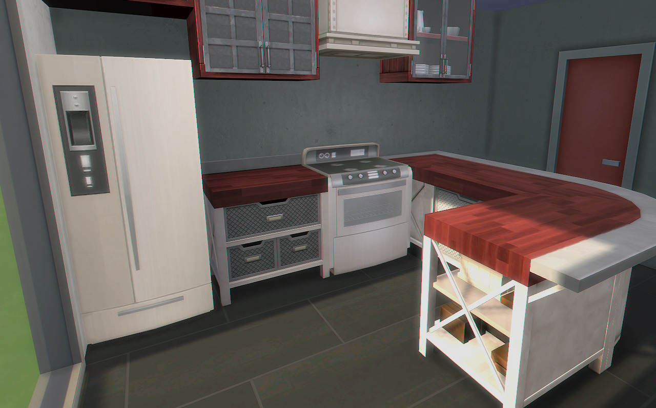 starybruk base game  kitchen  set  recolour The Sims 4 