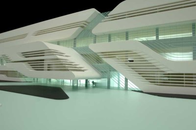 conceptmodel:<br /><br /><br /><br />Pierres Vives Montpellier by Zaha Hadid Architects<br />source<br />