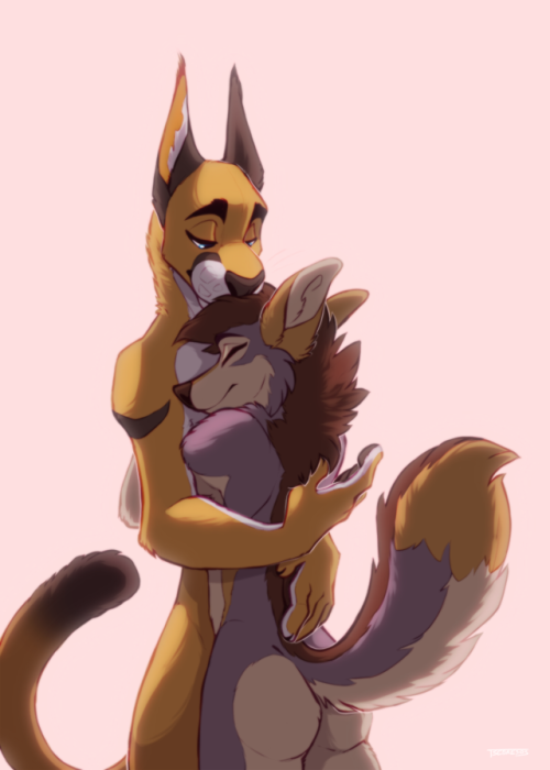 furrywolfcyrus:Holding you by Tsebresos