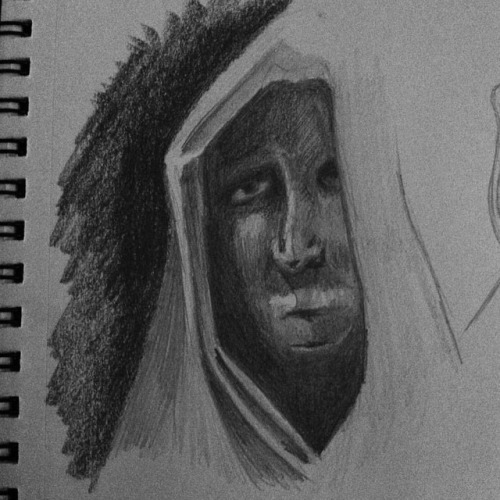 A little sketch while watching #emeraldcity #pencildrawing...