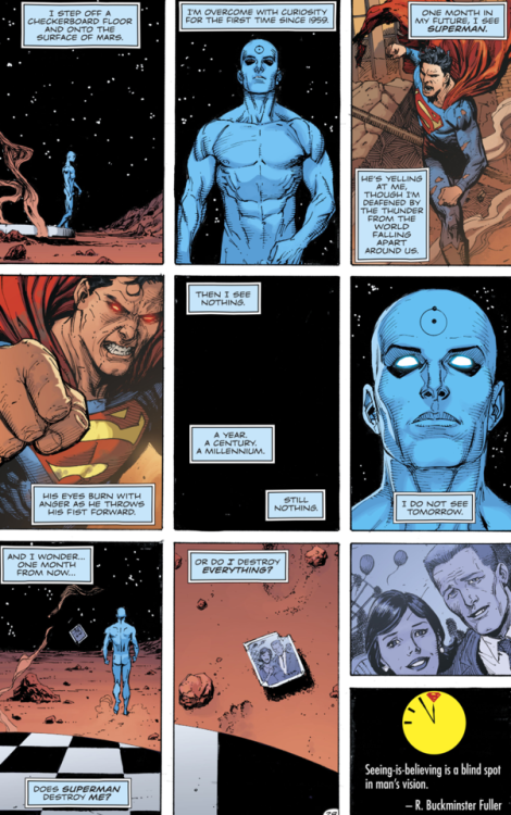 why-i-love-comics:Doomsday Clock #7 (2018)written by Geoff...