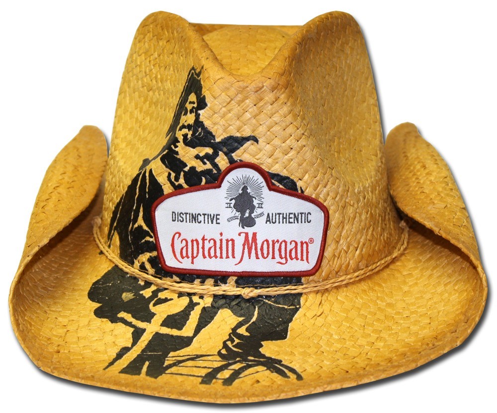 captain morgan cowboy hat