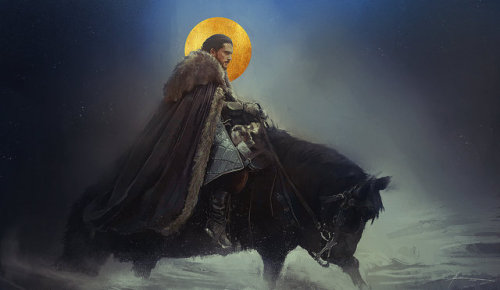 theartofbeingafan:Jon Snow - Azor Ahai by JBarrero