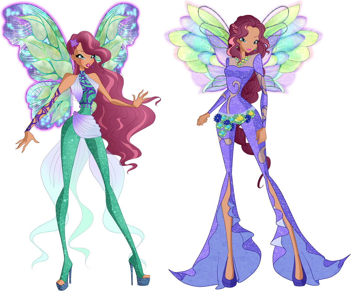 TimeStar-hime • Winx Club - Aisha Transformations Bloom | Stella...