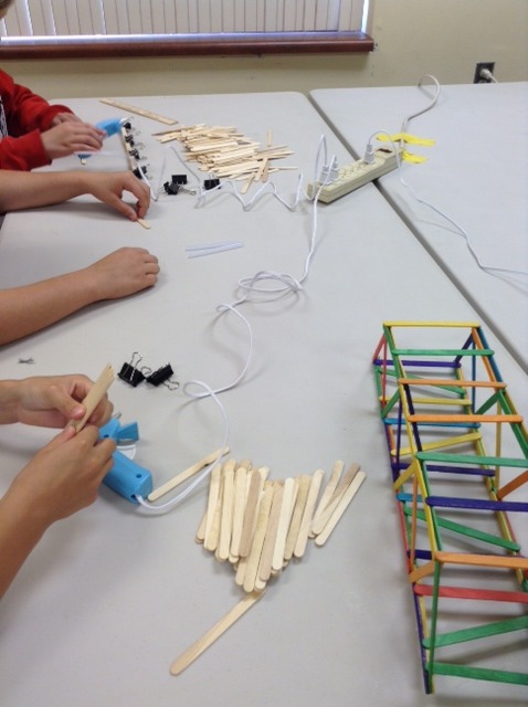 just another teen librarian blog, popsicle stick bridges