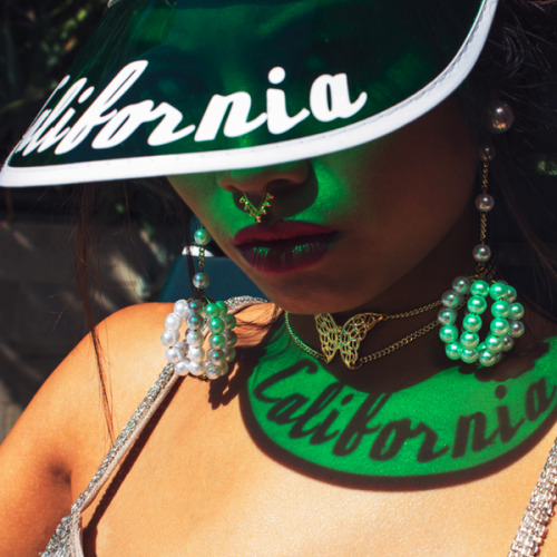 vida kush visor california united states cali accessories hat green green visor clear visor clear cheap thrills to buy to purchase online shopping visors vintage style 1990s thrift
