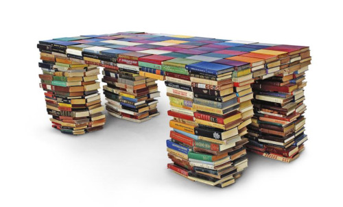 amalgammaray:Richard Hutten, Book Table, 2008. Cloth-bound...