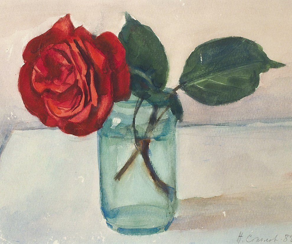 “Rose in a Jar” by Nikolai Sokolov (1982)