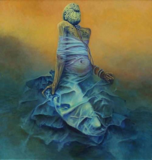 ex0skeletal:Beksinski-inspired Paintings by Krzysztof...