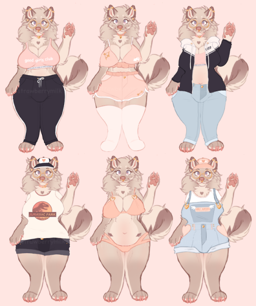 s-trawberrymilk:Outfit sheet for my character Emily. I really...