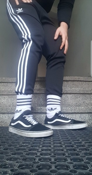 adidas sweatpants with vans