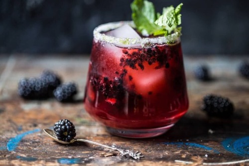 acocktailmoment:Blackberry Bourbon Smash !…start with fresh...