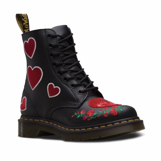 red rose doc martens