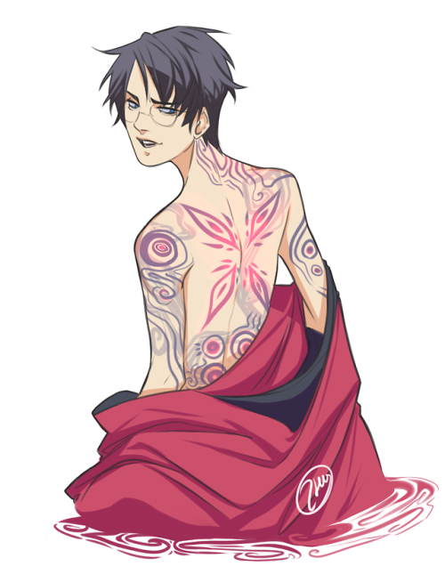 zhuy-clamp-doodles:zhuy-clamp-doodles:A bitter Watanuki being...