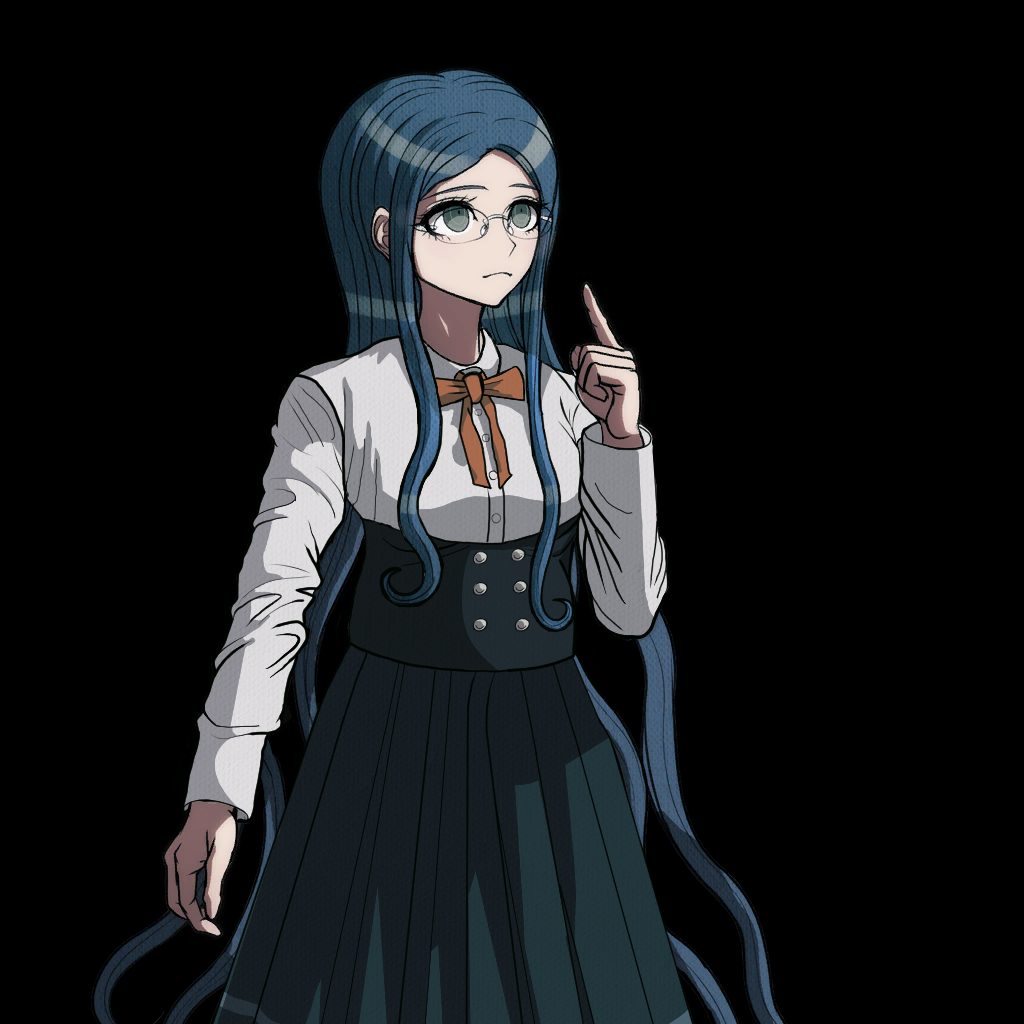 NDRV3 Sprite Edits — Tsumugi without her coat for anon -Mod Saihara