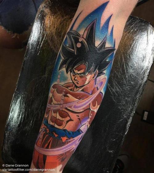 Tattoo tagged with: healed, dragon ball z, dragon ball characters, comic,  cartoon character, danegrannon, anime, fictional character, son goku, big,  tv series, cartoon, facebook, forearm, twitter, other 