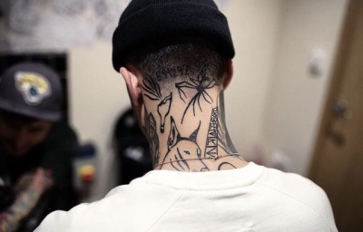 neck tattoos tumblr