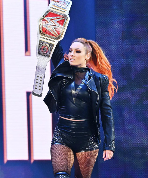 Celebrity Legs and Feet in Tights — WWE`s Becky Lynch See more here...