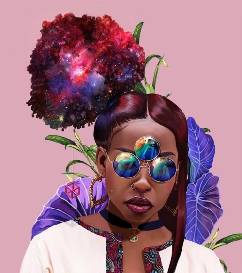 fyblackwomenart:Third Eye by pedro gomes