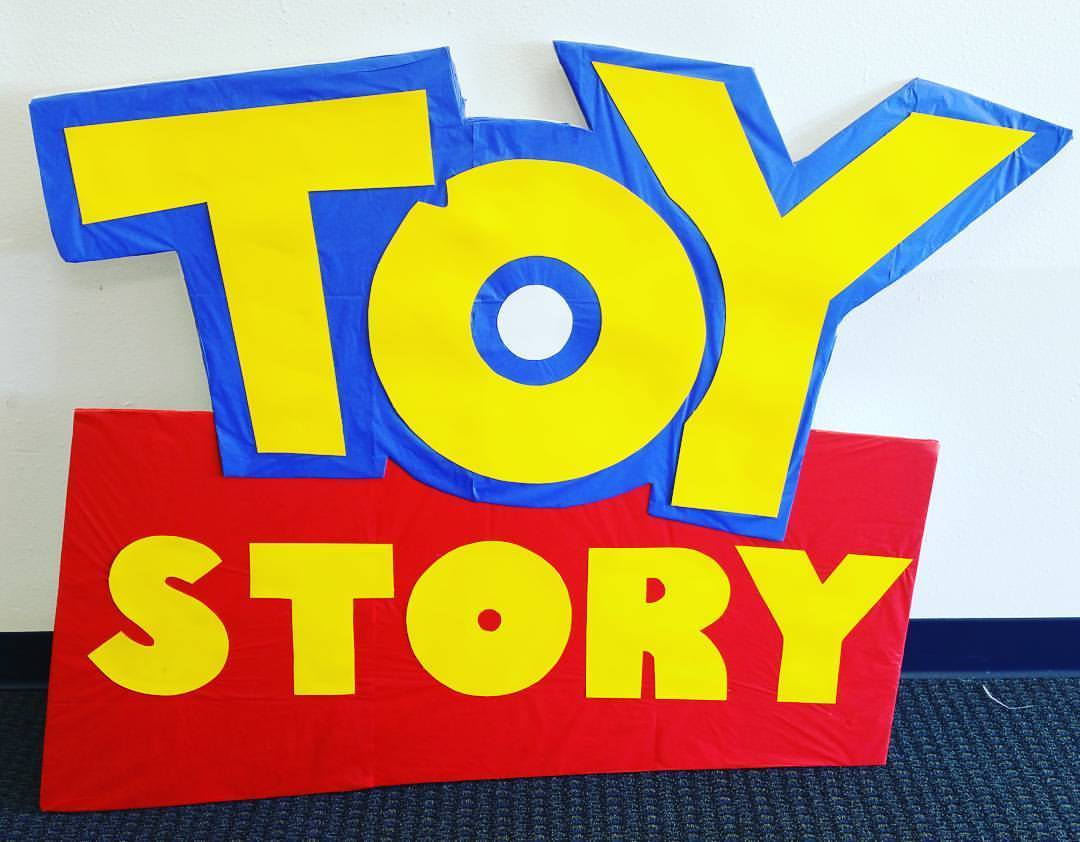 Custom Hancrafted Toy Story Sign Corragated