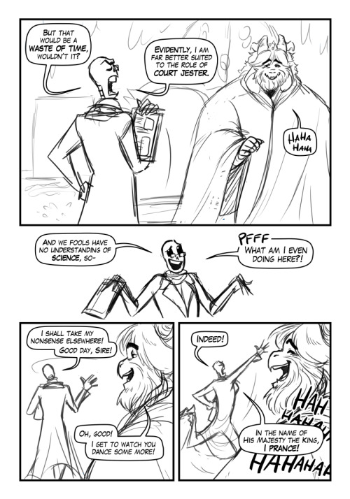 paranoart:No Fool.A silly, fluffy Kingdings comic featuring a...