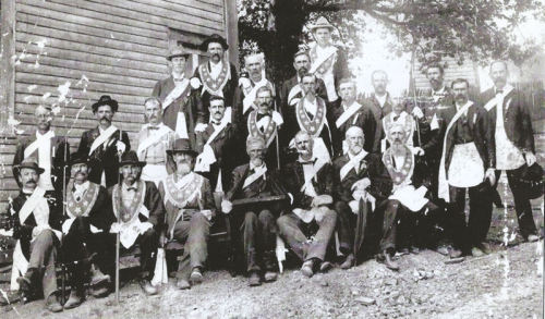 Confederate Veterans Gather in 1903 in Springville, Alabama