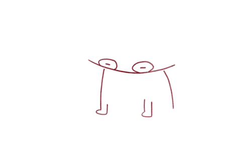 sleepy toad frog gif animation cute animated loop yawning man art