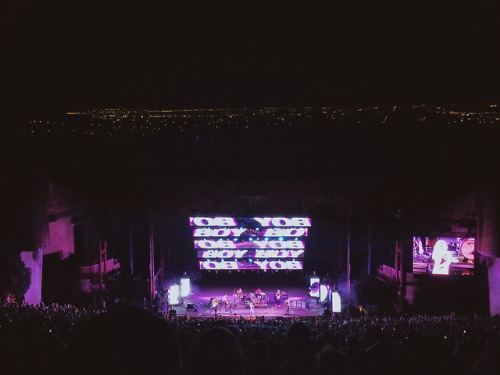 parkrcannon:Paramore Red Rocks // Colorado