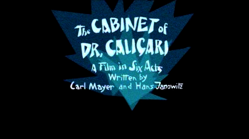 shotsofhorror:The Cabinet of Dr. Caligari, 1920, dir. Robert...