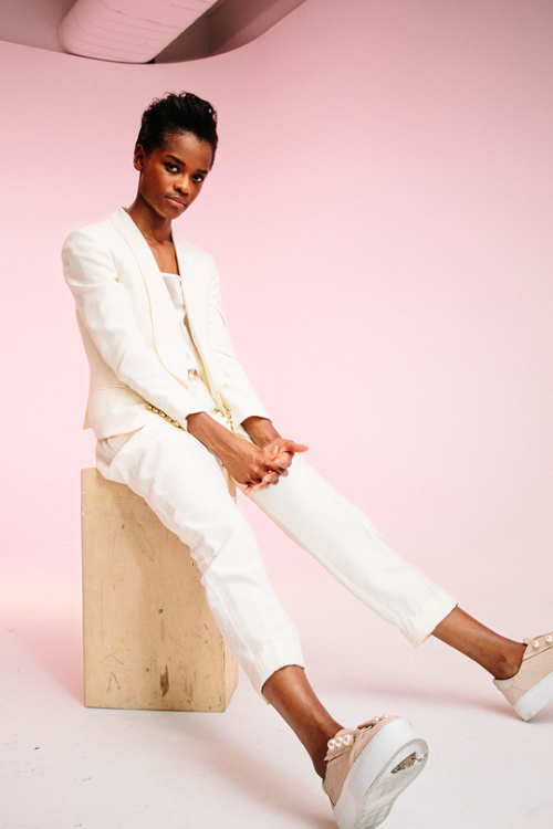 theavengers:Letitia Wright photographed by Joel Barhamand for...