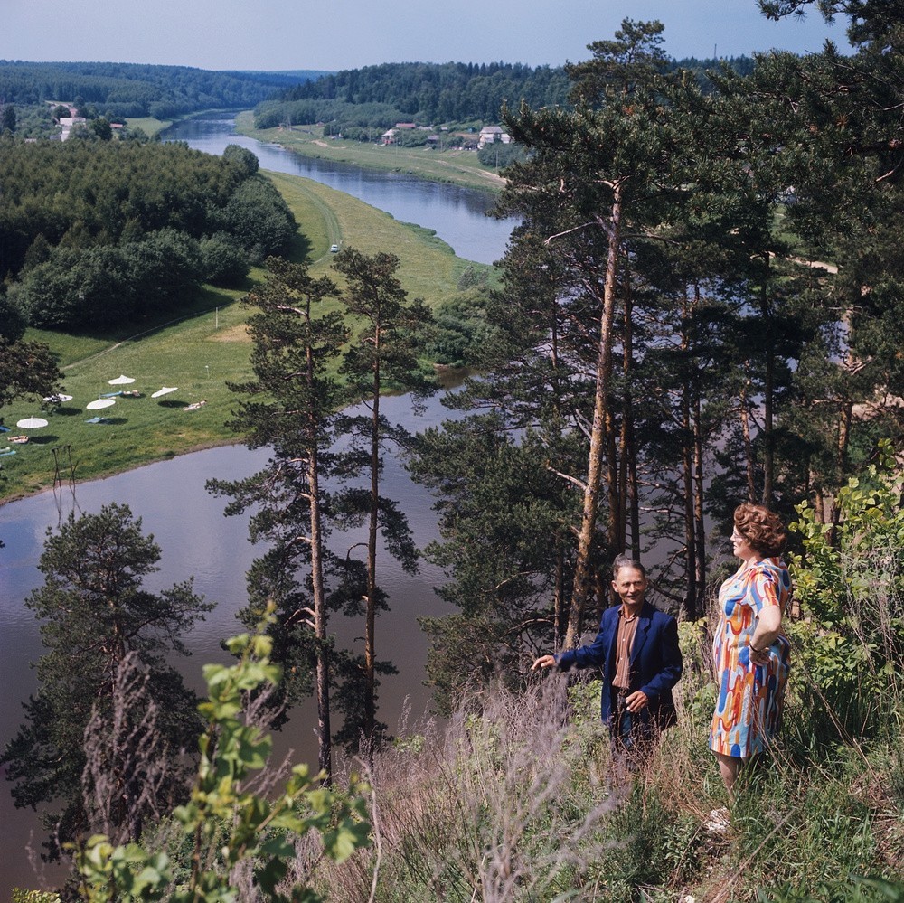 River Ruza in Moscow region, 1977 (via)