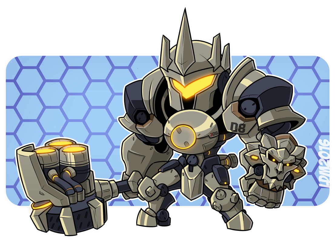 lorddragonmaster: Reinhardt - Overwatch Chibi... - Welcome to the stuff