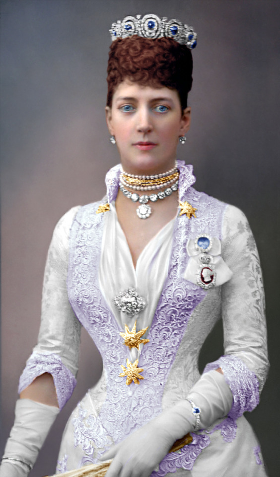 Queen Alexandra, 1880s. - Bringing black and white pictures to life