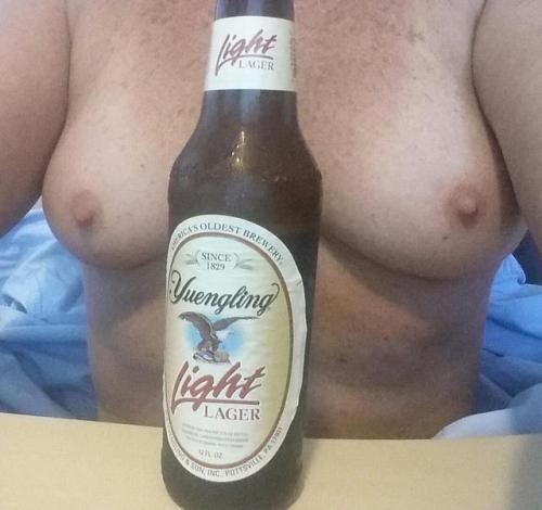 A cold drink for my girls on Titties Day!