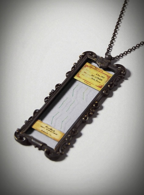 steampunk-and-junk:V.Sabrina Specimen Slide Necklace