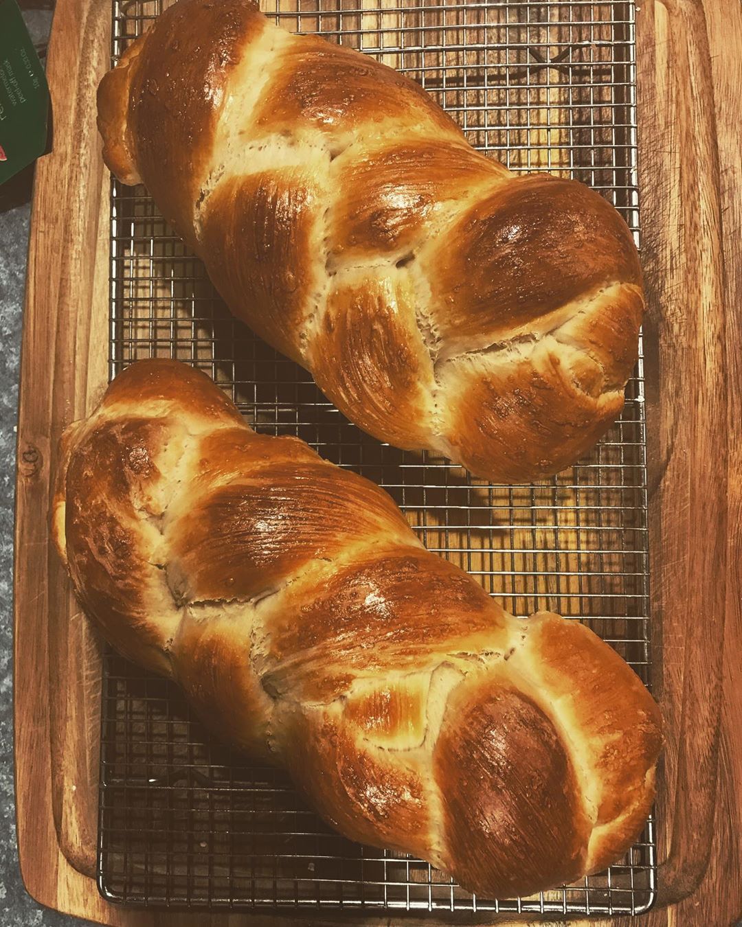 I love making bread for people for the holidays now, but hate that I can’t show anyone until later! I baked this challah bread for @jenjenrock for Chanukah last night, and it’s delicious! 🕎 . #bread #breads #breadstagram #breadsofinstagram #baking...