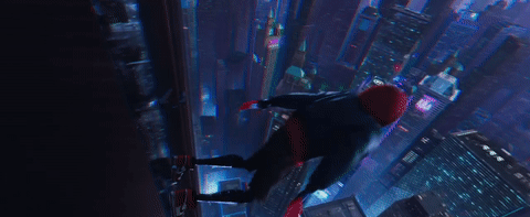 Image result for enter the spider verse gif