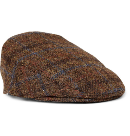 tweed golf cap