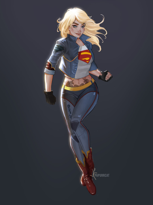 supergirl gotham city garage