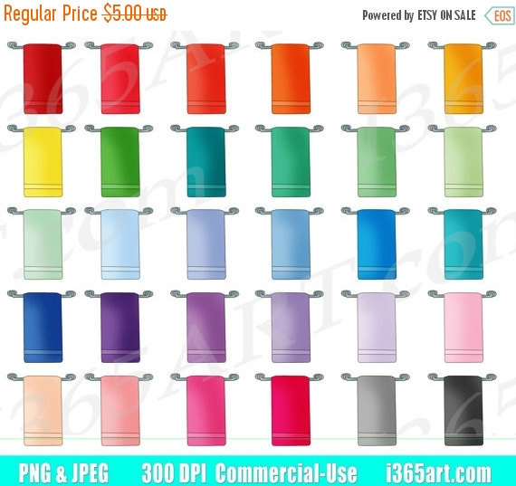 I 365 Art, 50% OFF SALE Towel Clipart, Bath Towel Clip Art,...