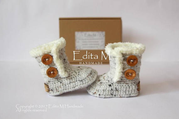 unisex baby boots