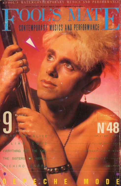 db-ninja:FOOL’S MATE  No.48Cover – Martin Lee Gore / Depeche...