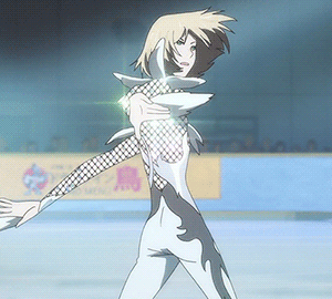 Image result for anime ice skating gifs