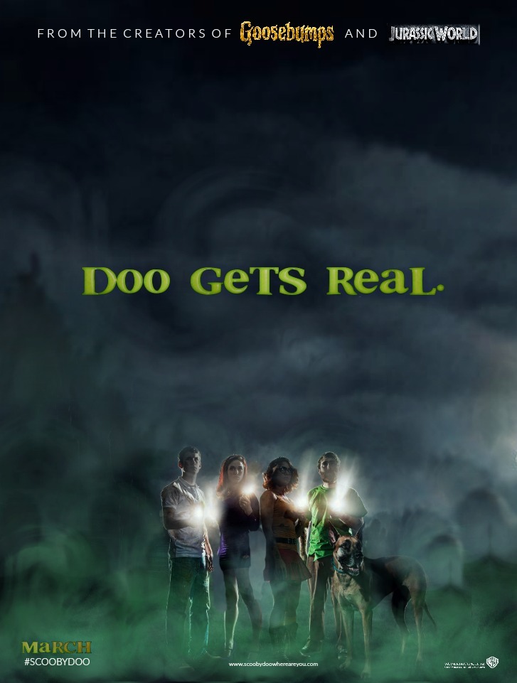 Artwork/Edits of Movie Stuff — ScoobyDoo Reboot Teaser Poster.