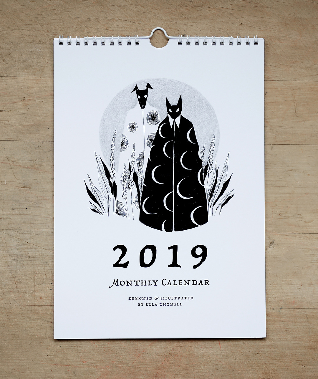 Ulla Thynell Some Pages From The Illustrated Calendar 2019