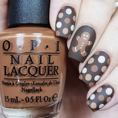 Gingerbread Man Nail Art Tumblr