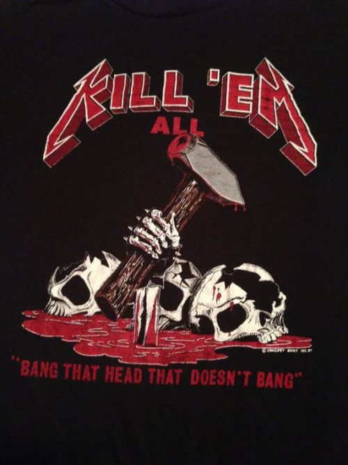 rapidfire35:Metallica - Kill ‘Em All / 1983