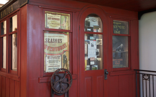 Reproduction passenger train-car/ immersive theater at the...