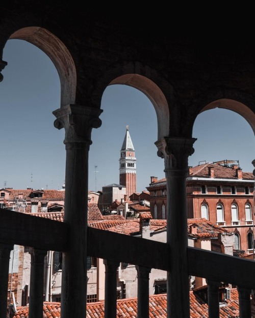 Had a relaxing time out at Scala Contarini del Bovolo during the...