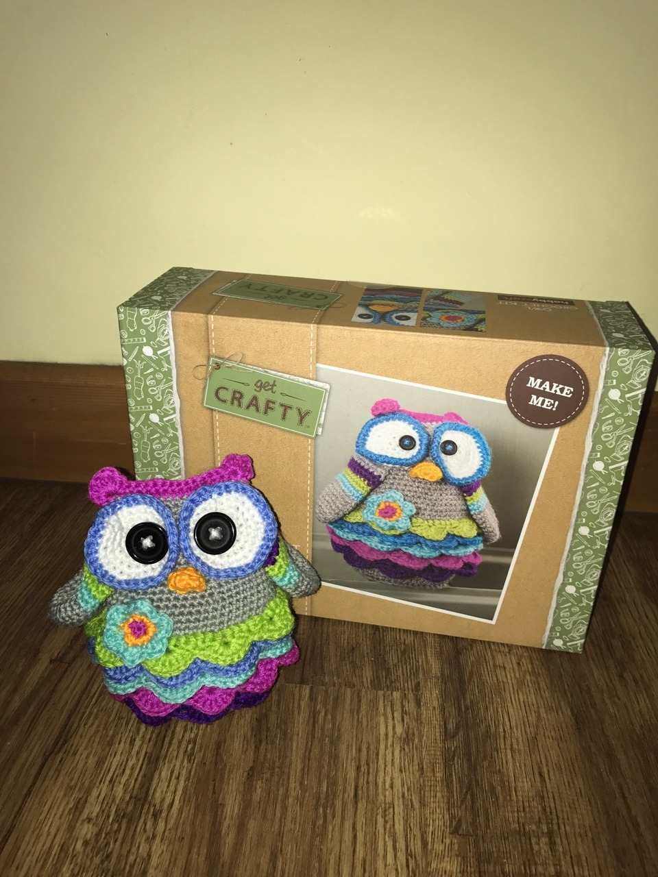 Crafty Crochet — I had this crochet owl kit from hobby craft, and...